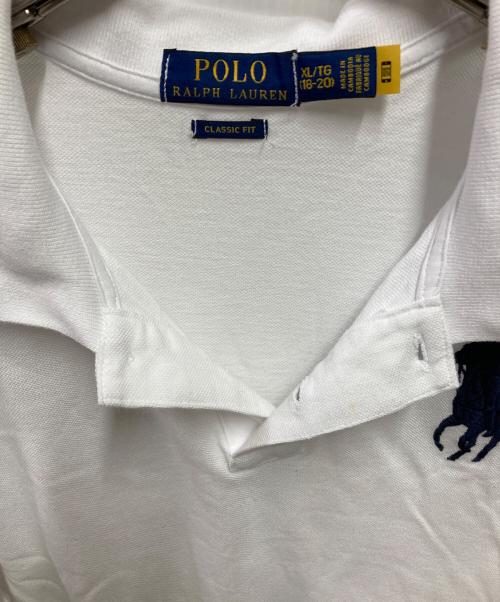 POLO RALPH LAUREN（ポロ・ラルフローレン）POLO RALPH LAUREN (ポロ・ラルフローレン) ビッグポニーポロシャツ ホワイト サイズ:XLの古着・服飾アイテム