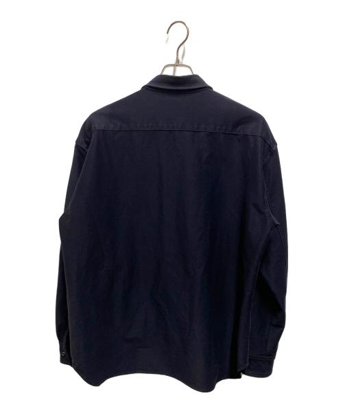 Porter Classic（ポータークラシック）Porter Classic (ポータークラシック) STRETCH SHIRT ネイビー サイズ:Ｌの古着・服飾アイテム