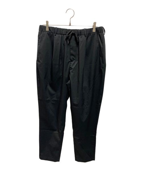 macqlo（マックロ）macqlo (マックロ) ultimex one tuck tapered easy pants ブラック サイズ:LLの古着・服飾アイテム