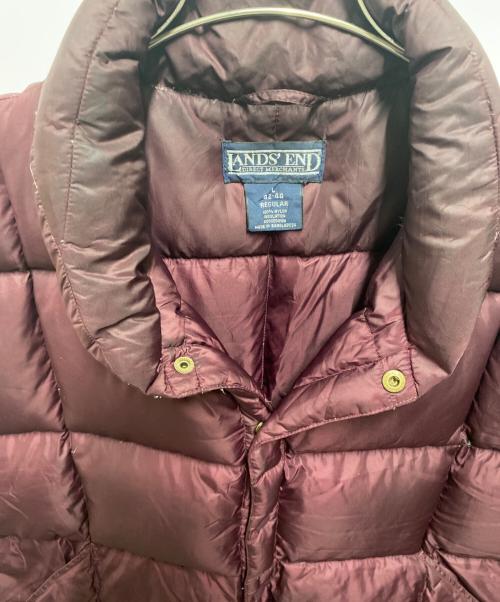 LAND'S END（ランズエンド）LAND'S END (ランズエンド) 90sダウンベスト レッド サイズ:Lの古着・服飾アイテム