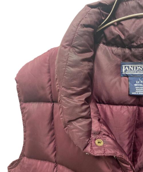 LAND'S END（ランズエンド）LAND'S END (ランズエンド) 90sダウンベスト レッド サイズ:Lの古着・服飾アイテム