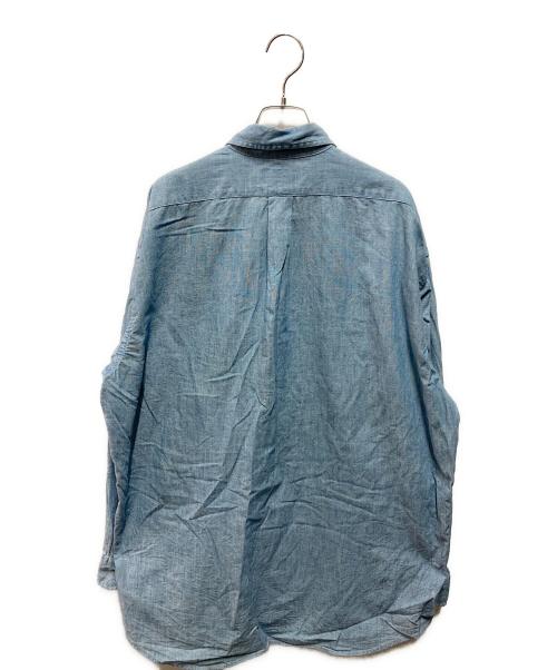 POLO RALPH LAUREN（ポロ・ラルフローレン）POLO RALPH LAUREN (ポロ・ラルフローレン) THE BIG FIT  ボタンダウンシャツ インディゴ サイズ:Mの古着・服飾アイテム