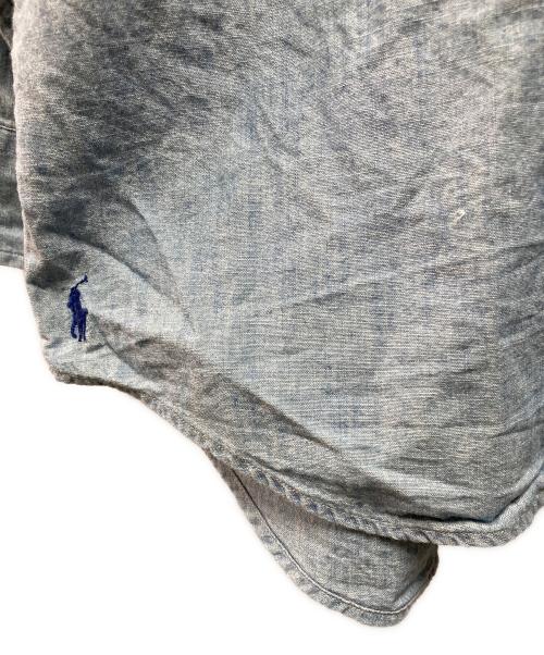 POLO RALPH LAUREN（ポロ・ラルフローレン）POLO RALPH LAUREN (ポロ・ラルフローレン) THE BIG FIT  ボタンダウンシャツ インディゴ サイズ:Mの古着・服飾アイテム