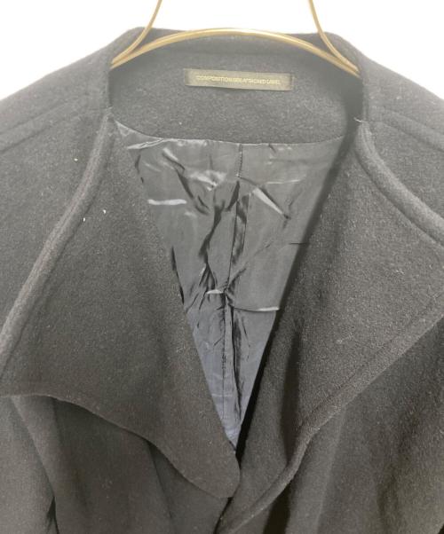 Y's（ワイズ）Y's (ワイズ) ノーカラーコート ネイビー サイズ:2の古着・服飾アイテム