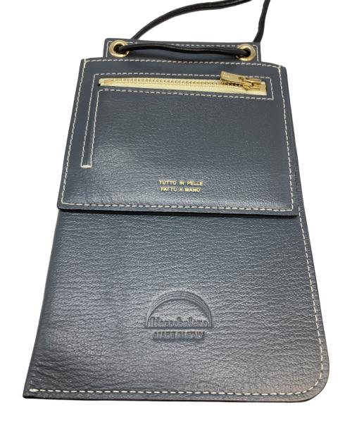 Larcobaleno（ラルコバレーノ）Larcobaleno (ラルコバレーノ) スマートW ショルダーウォレット ネイビーの古着・服飾アイテム