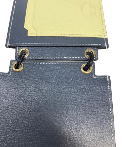 Larcobaleno（ラルコバレーノ）Larcobaleno (ラルコバレーノ) スマートW ショルダーウォレット ネイビーの古着・服飾アイテム