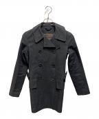 LOUIS VUITTONルイ ヴィトン）の古着「裏地モノグラムゴム引きコート」｜ブラック