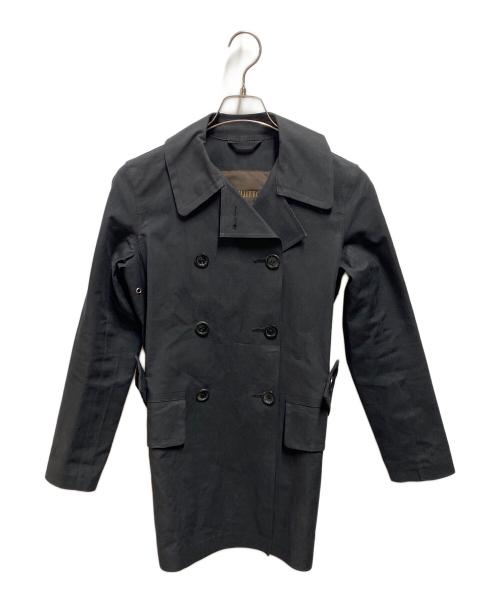 LOUIS VUITTON（ルイ ヴィトン）LOUIS VUITTON (ルイ ヴィトン) 裏地モノグラムゴム引きコート ブラック サイズ:36の古着・服飾アイテム