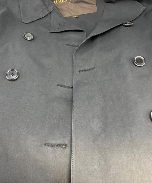 LOUIS VUITTON（ルイ ヴィトン）LOUIS VUITTON (ルイ ヴィトン) 裏地モノグラムゴム引きコート ブラック サイズ:36の古着・服飾アイテム