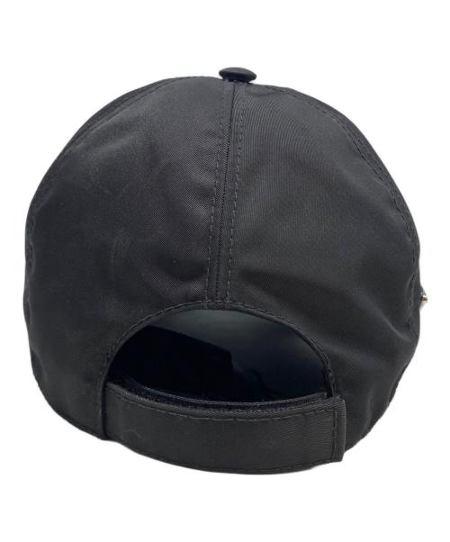 PRADA（プラダ）PRADA (プラダ) ReNylonベースボールキャップ 1HC274 2DMI トライアングルロゴ ブラック サイズ:Sの古着・服飾アイテム