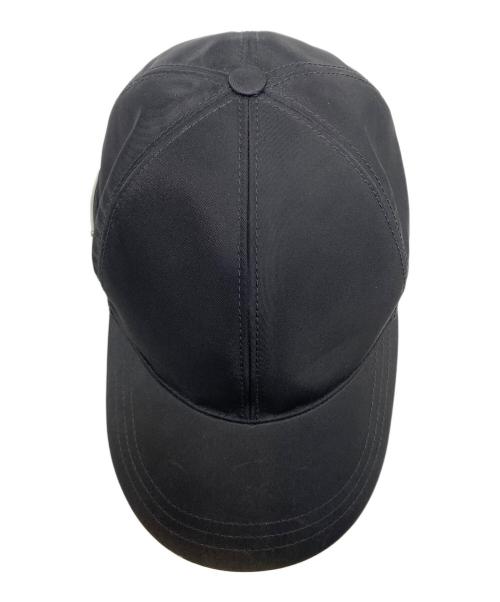 PRADA（プラダ）PRADA (プラダ) ReNylonベースボールキャップ 1HC274 2DMI トライアングルロゴ ブラック サイズ:Sの古着・服飾アイテム