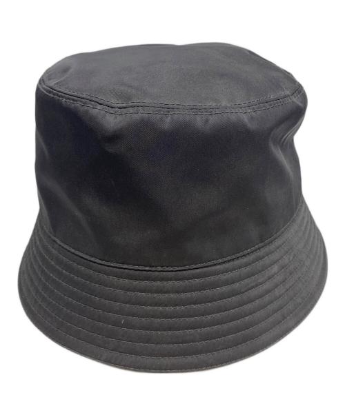 PRADA（プラダ）PRADA (プラダ) ReNylonバケットハット 2HC137 2DMI ブラック サイズ:Ｌの古着・服飾アイテム