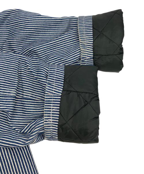 Carter's（カーターズ）Carter's (カーターズ) 80sヒッコリーカバーオール ホワイト×ブルー サイズ:Lの古着・服飾アイテム