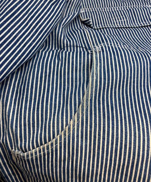 Carter's（カーターズ）Carter's (カーターズ) 80sヒッコリーカバーオール ホワイト×ブルー サイズ:Lの古着・服飾アイテム