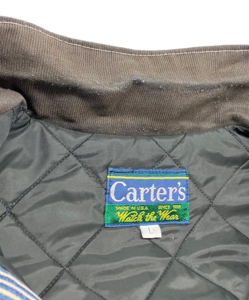 Carter's（カーターズ）Carter's (カーターズ) 80sヒッコリーカバーオール ホワイト×ブルー サイズ:Lの古着・服飾アイテム
