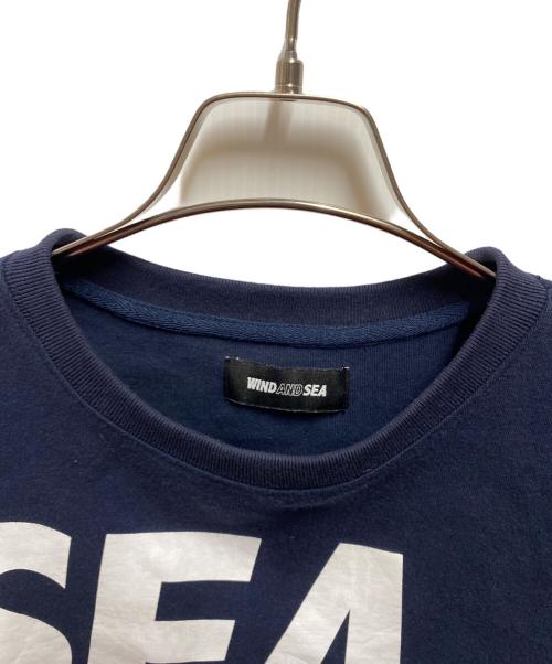 WIND AND SEA（ウィンダンシー）WIND AND SEA (ウィンダンシー) WDS-SIG S/S Tee ネイビー サイズ:Ｍの古着・服飾アイテム
