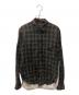 COMME des GARCONS（コムデギャルソン）の古着「チェック柄ドッキングシャツ HH-B015」｜ブラウン