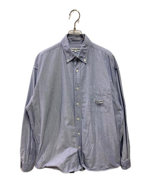 CAHLUMN（カウラム）CAHLUMN (カウラム) Magazine Pocket Oxford B.D Shirt ブルー サイズ:Ｍの古着・服飾アイテム