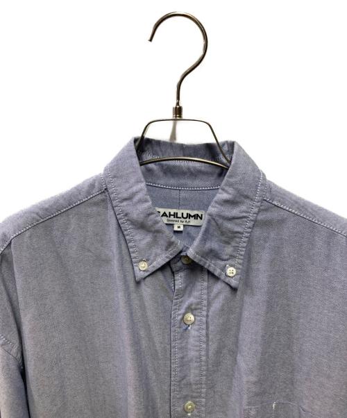 CAHLUMN（カウラム）CAHLUMN (カウラム) Magazine Pocket Oxford B.D Shirt ブルー サイズ:Ｍの古着・服飾アイテム