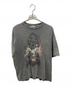 Acne studiosアクネ ストゥディオズ）の古着「24SS SCULL TEE」｜ブラック