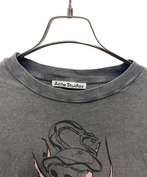 Acne studios（アクネ ストゥディオズ）ACNE STUDIOS (アクネ ストゥディオズ) 24SS SCULL TEE ブラック サイズ:Sの古着・服飾アイテム