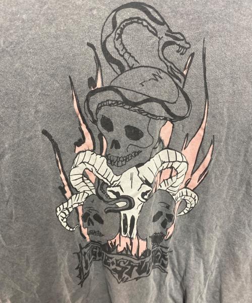 Acne studios（アクネ ストゥディオズ）ACNE STUDIOS (アクネ ストゥディオズ) 24SS SCULL TEE ブラック サイズ:Sの古着・服飾アイテム
