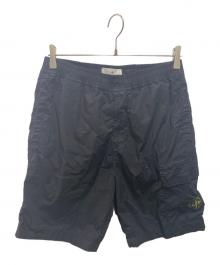 STONE ISLAND（ストーンアイランド）の古着「24SS コンパスパッチハーフパンツ」｜ブラック