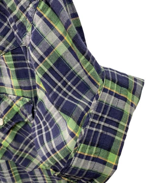 Hysteric Glamour（ヒステリックグラマー）Hysteric Glamour (ヒステリックグラマー) 半袖ウエスタンシャツ グリーン サイズ:Ｓの古着・服飾アイテム