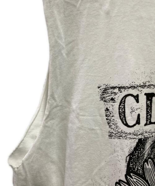Hysteric Glamour（ヒステリックグラマー）Hysteric Glamour (ヒステリックグラマー) ノースリーブカットソー ホワイト サイズ:freeの古着・服飾アイテム