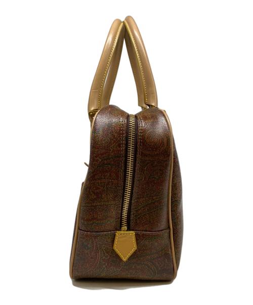 ETRO（エトロ）ETRO (エトロ) ペイズリースクエアハンドバッグ ブラウンの古着・服飾アイテム