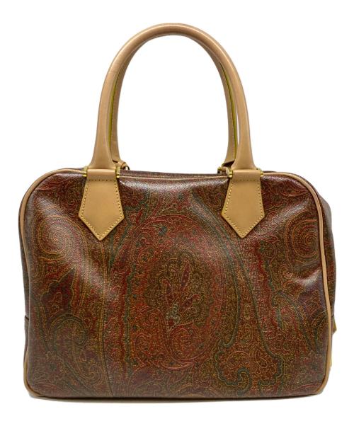 ETRO（エトロ）ETRO (エトロ) ペイズリースクエアハンドバッグ ブラウンの古着・服飾アイテム