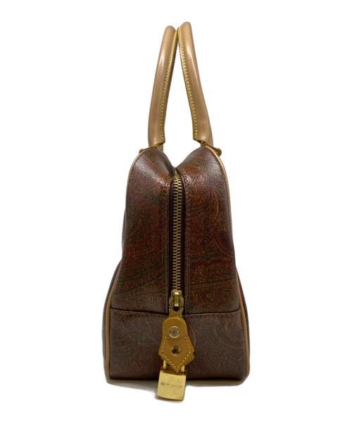 ETRO（エトロ）ETRO (エトロ) ペイズリースクエアハンドバッグ ブラウンの古着・服飾アイテム