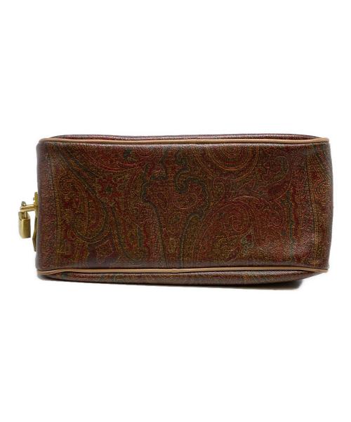 ETRO（エトロ）ETRO (エトロ) ペイズリースクエアハンドバッグ ブラウンの古着・服飾アイテム