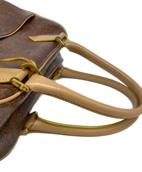 ETRO（エトロ）ETRO (エトロ) ペイズリースクエアハンドバッグ ブラウンの古着・服飾アイテム