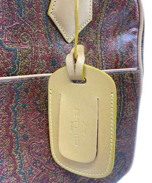 ETRO（エトロ）ETRO (エトロ) ペイズリースクエアハンドバッグ ブラウンの古着・服飾アイテム