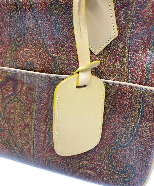 ETRO（エトロ）ETRO (エトロ) ペイズリースクエアハンドバッグ ブラウンの古着・服飾アイテム