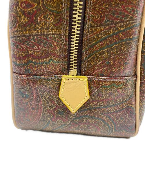 ETRO（エトロ）ETRO (エトロ) ペイズリースクエアハンドバッグ ブラウンの古着・服飾アイテム