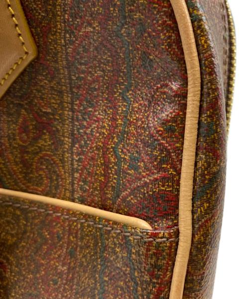ETRO（エトロ）ETRO (エトロ) ペイズリースクエアハンドバッグ ブラウンの古着・服飾アイテム