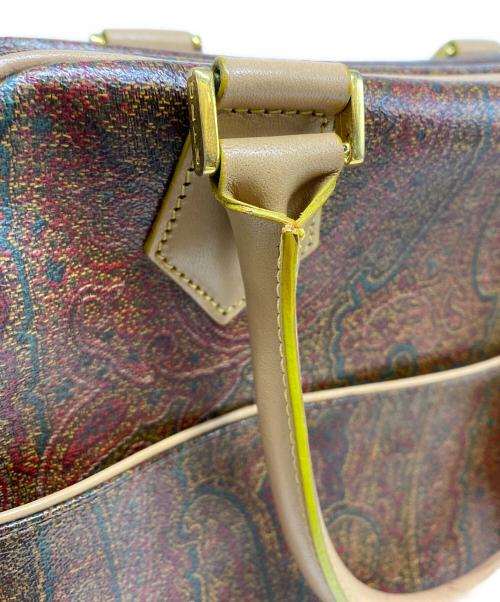 ETRO（エトロ）ETRO (エトロ) ペイズリースクエアハンドバッグ ブラウンの古着・服飾アイテム