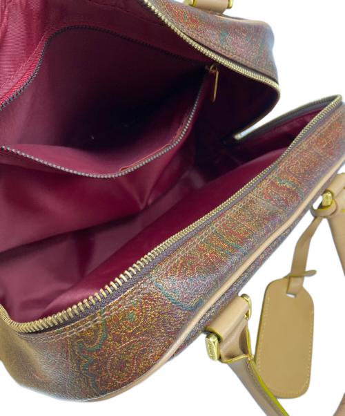 ETRO（エトロ）ETRO (エトロ) ペイズリースクエアハンドバッグ ブラウンの古着・服飾アイテム