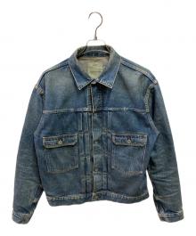 AVIREX（アヴィレックス）の古着「TFQP DENIM JKT USED WASH」｜インディゴ