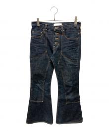 SUGARHILL（シュガーヒル）の古着「Rigid Double Knee Bell Bottom Denim」｜インディゴ