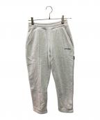 APPLEBUMアップルバム）の古着「Logo Sweat Pants ロゴスウェットパンツ」｜グレー