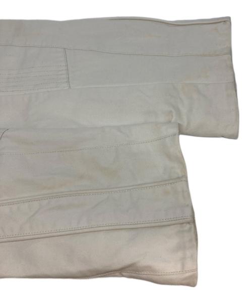 ARMANI EXCHANGE（アルマーニ エクスチェンジ）ARMANI EXCHANGE (アルマーニ エクスチェンジ) バイカージャケット アイボリー サイズ:Ｌの古着・服飾アイテム