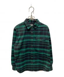 THE NORTH FACE（ザ ノース フェイス）の古着「L/S Stretch Flannel Shirt」｜グリーン