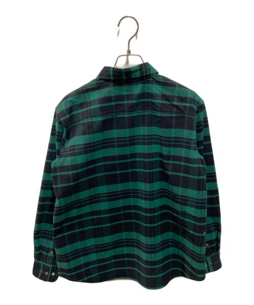 THE NORTH FACE（ザ ノース フェイス）THE NORTH FACE (ザ ノース フェイス) L/S Stretch Flannel Shirt グリーン サイズ:Mの古着・服飾アイテム