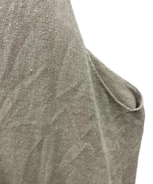 evam eva（エヴァムエヴァ）evam eva (エヴァムエヴァ) リネンキャミソール ベージュ サイズ:1の古着・服飾アイテム