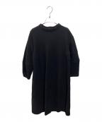 TOMORROW LAND collectionトゥモローランドコレクション）の古着「リングニット バレルドレス」｜ブラック