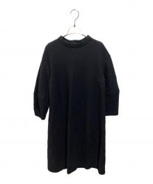 TOMORROW LAND collection（トゥモローランドコレクション）の古着「リングニット バレルドレス」｜ブラック