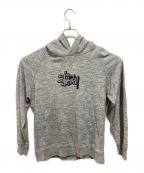 stussyステューシー）の古着「パーカー」｜グレー